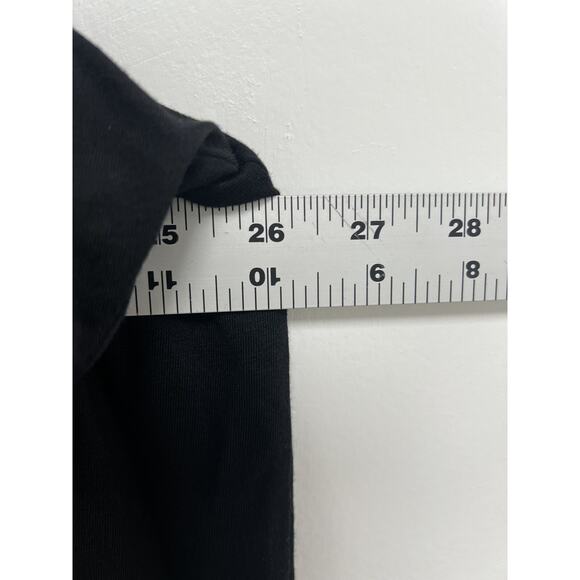 Bordeaux Women Short Sleeve Top Basic Tunic Oversiz rayon Black Size 3X A001968 - Picture 8 of 8